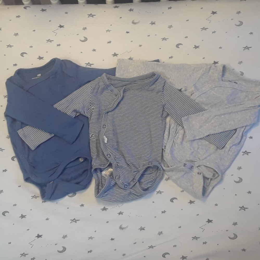 3pack of H&M onesie for boys 6months